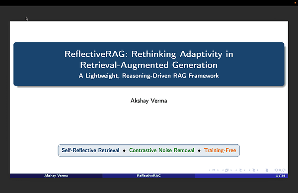 ReflectiveRAG: Rethinking Adaptivity in Retrieval-Augmented Generation