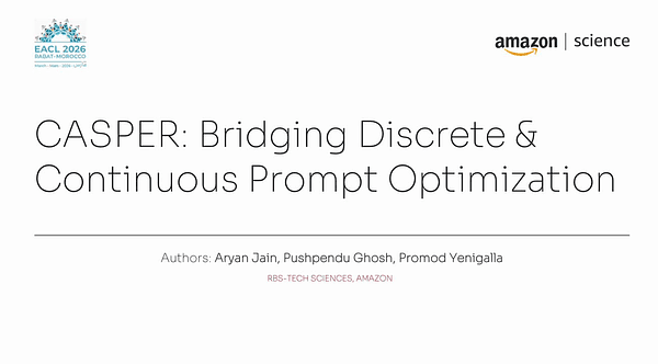CASPER: Bridging Discrete and Continuous Prompt Optimization through Feedback-Guided Gradient Descent