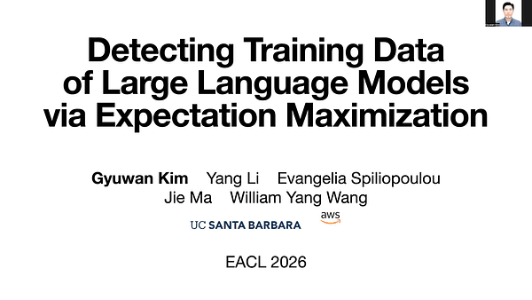 Detecting Training Data of Large Language Models via Expectation Maximization