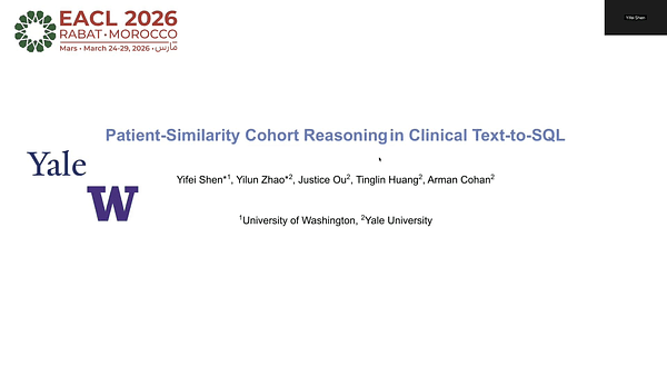 Patient-Similarity Cohort Reasoning in Clinical Text-to-SQL