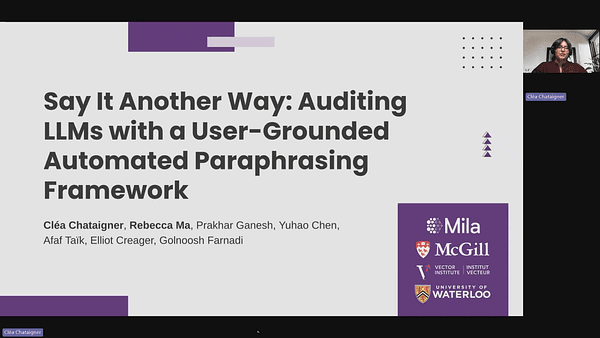 Say It Another Way: Auditing LLMs with a User-Grounded Automated Paraphrasing Framework