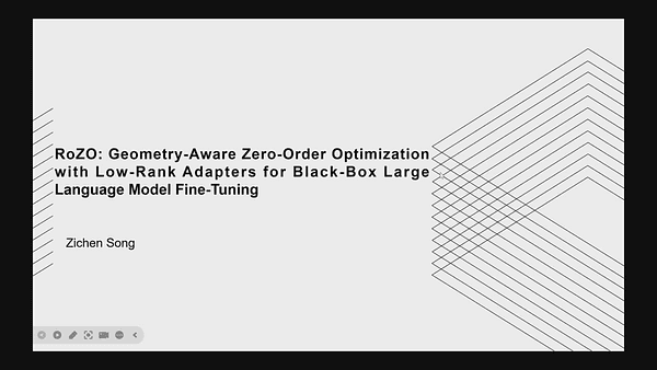 RoZO: Geometry-Aware Zeroth-Order Fine-Tuning on Low-Rank Adapters for Black-Box Large Language Models