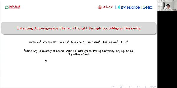 Enhancing Auto-regressive Chain-of-Thought through Loop-Aligned Reasoning