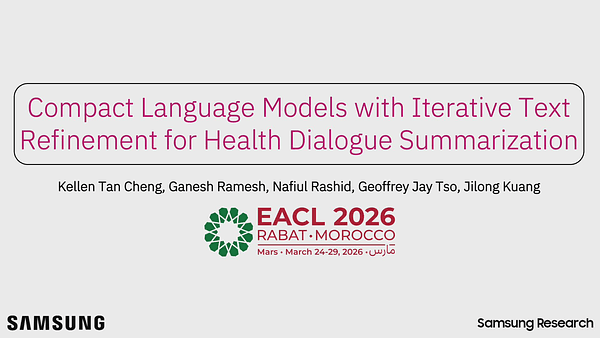 Compact Language Models with Iterative Text Refinement for Health Dialogue Summarization
