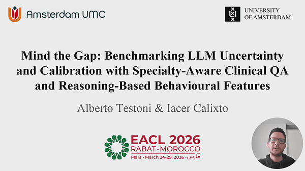 Mind the Gap: Benchmarking LLM Uncertainty and Calibration with Specialty-Aware Clinical QA and Reasoning-Based Behavioural Features