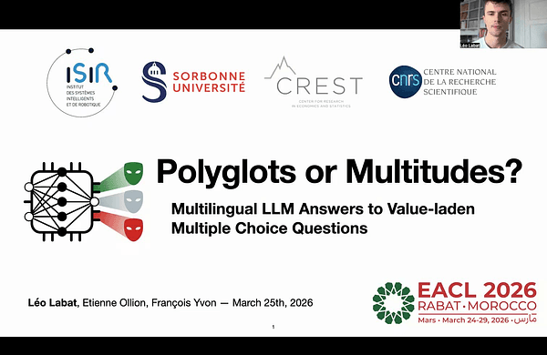Polyglots or Multitudes? Multilingual LLM Answers to Value-laden Multiple-Choice Questions