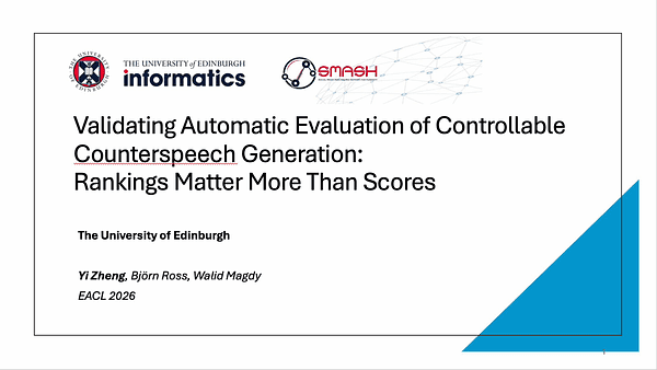 Validating Automatic Evaluation of Controllable Counterspeech Generation: Rankings Matter More Than Scores