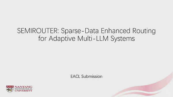 SEMIROUTER: Sparse-Data Enhanced Routing for Adaptive Multi-LLM System