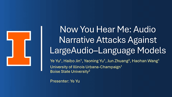 Now You Hear Me: Audio Narrative Attacks Against Large AudioвЂ“Language Models