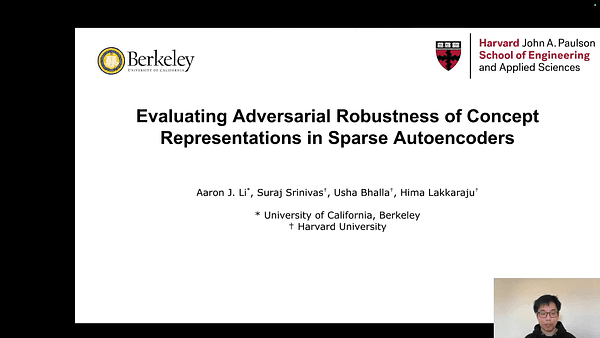 Evaluating Adversarial Robustness of Concept Representations in Sparse Autoencoders