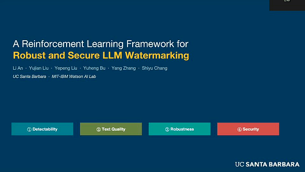 A Reinforcement Learning Framework for Robust and Secure LLM Watermarking
