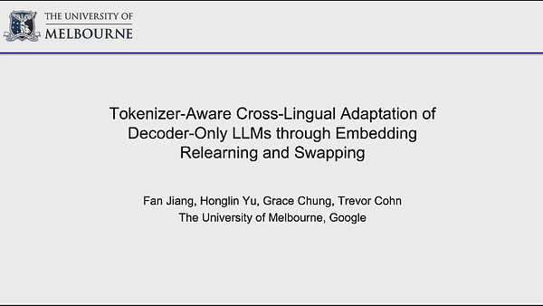Tokenizer-Aware Cross-Lingual Adaptation of Decoder-Only LLMs through Embedding Relearning and Swapping