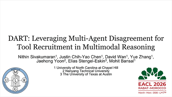 DART: Leveraging Multi-Agent Disagreement for Tool Recruitment in Multimodal Reasoning