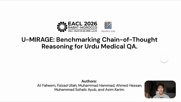 U-MIRAGE: Benchmarking Chain-of-Thought Reasoning for Urdu Medical QA