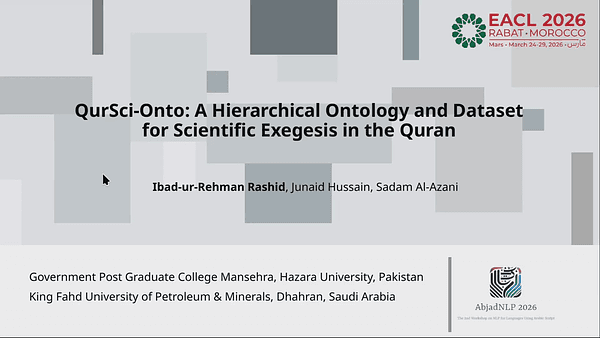 QurSci-Onto: A Hierarchical Ontology and Dataset for Scientiﬁc Exegesis in the Quran