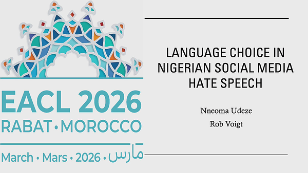 Language Choice in Nigerian Social Media Hate Speech