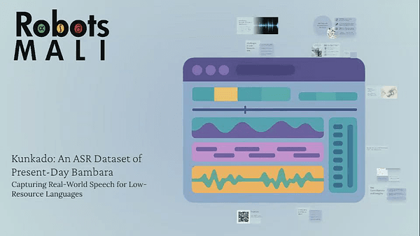 Kunnafonidilaw ka Cadeau: an ASR dataset of present-day Bambara