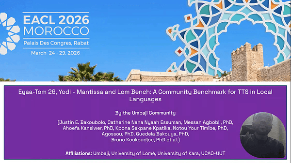 Eyaa-Tom 26, Yodi-Mantissa and Lom Bench: A Community Benchmark for TTS in Local Languages