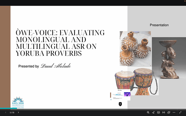 ÒWE-Voice: An Evaluation of Monolingual and Multilingual ASR Model Using Yoruba Proverb Speech Dataset