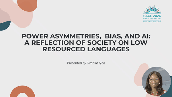 Power Asymmetries, Bias, and AI, a Reflection of Society on Low-Resourced Languages - African Languages as Case Study