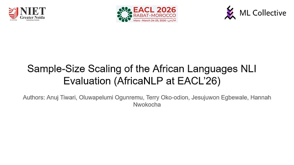 Sample-Size Scaling of the African Languages NLI Evaluation