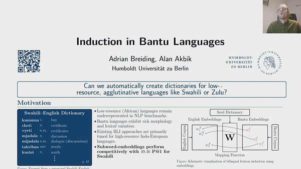 Using Subword-Embeddings for Bilingual Lexicon Induction in Bantu Languages