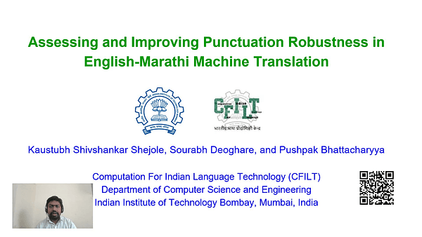 Assessing and Improving Punctuation Robustness in English-Marathi Machine Translation