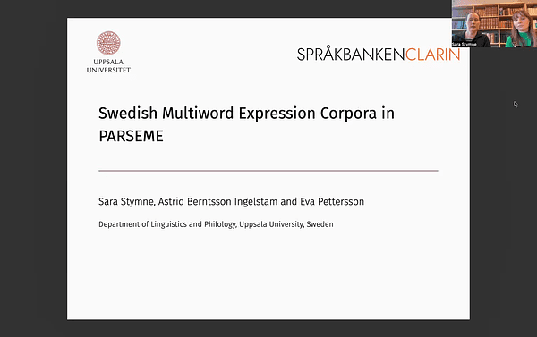 Swedish Multiword Expression Corpora in PARSEME