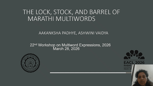 The Lock, Stock, and Barrel of Marathi Multiwords