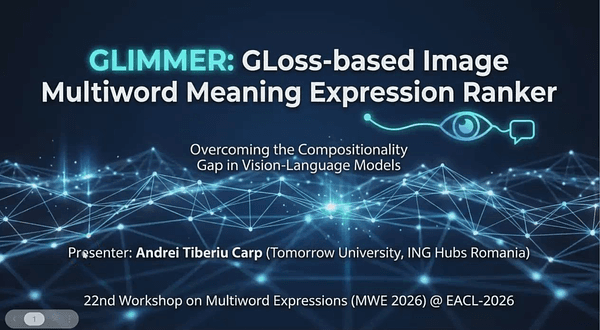 tiberiucarp at MWE-2026 AdMIRe 2: GLIMMER-Gloss-based Image Multiword
Meaning Expression Ranker