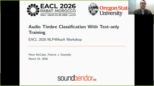 Audio Timbre Classification With Text-only Training