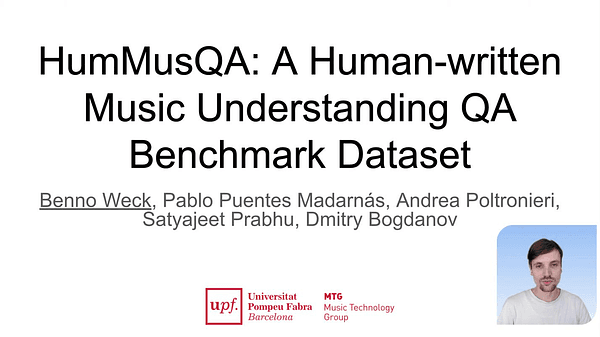 HumMusQA: A Human-written Music Understanding QA Benchmark Dataset