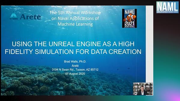 Using the Unreal Engine as a High Fidelity Simulation for Data Creation