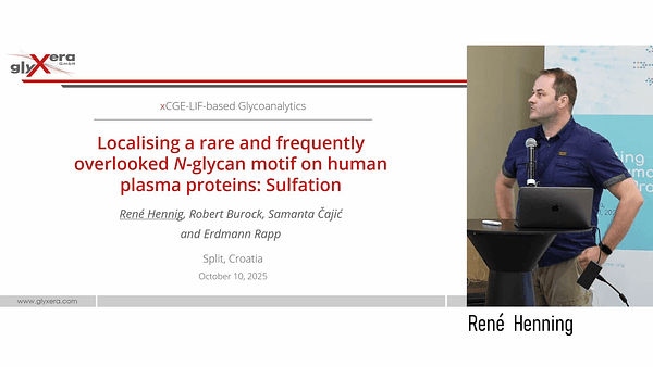 Localising rare N-glycan motifs on human plasma proteins: Sulfation