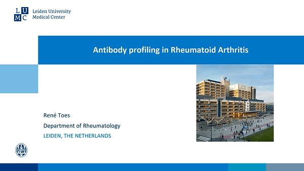 Antigen-specific Fab profiling of autoantibody repertoires in RA