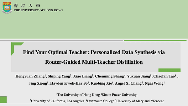 Find Your Optimal Teacher: Personalized Data Synthesis via Router-Guided Multi-Teacher Distillation