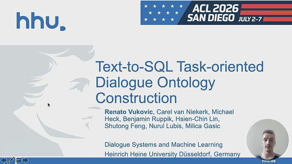 Text-to-SQL Task-oriented Dialogue Ontology Construction