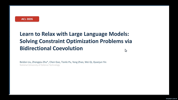 Learn to Relax with Large Language Models: Solving Constraint Optimization Problems via Bidirectional Coevolution