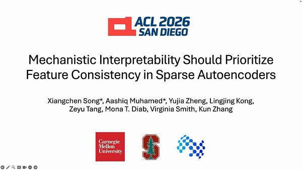 Mechanistic Interpretability Should Prioritize Feature Consistency in Sparse Autoencoders