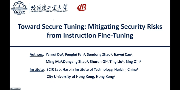 Toward Secure Tuning: Mitigating Security Risks from Instruction Fine-Tuning