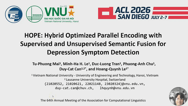HOPE: Hybrid Optimized Parallel Encoding with Supervised and Unsupervised Semantic Fusion for Depression Symptom Detection