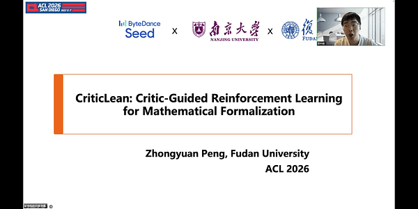 CriticLean: Critic-Guided Reinforcement Learning for Mathematical Formalization