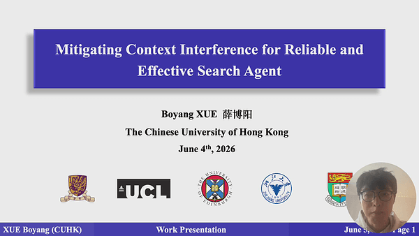 Mitigating Context Interference for Reliable and Efficient Search Agents