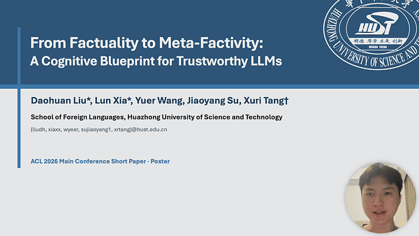 From Factuality to Meta-Factivity: A Cognitive Blueprint for Trustworthy LLMs