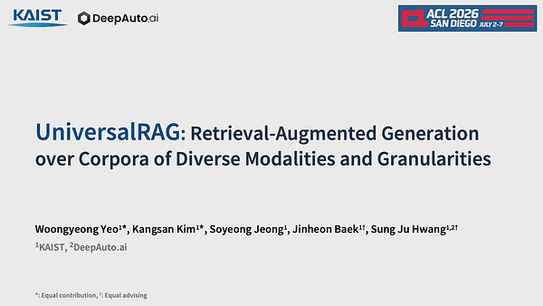 UniversalRAG: Retrieval-Augmented Generation over Corpora of Diverse Modalities and Granularities