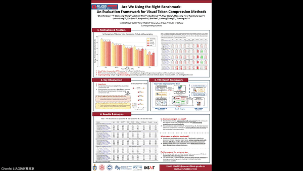 Are We Using the Right Benchmark: An Evaluation Framework for Visual Token Compression Methods
