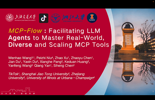 MCP-Flow: Facilitating LLM Agents to Master Real-World, Diverse and Scaling MCP Tools