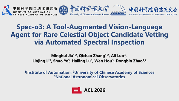 Spec-o3: A Tool-Augmented Vision-Language Agent for Rare Celestial Object Candidate Vetting via Automated Spectral Inspection