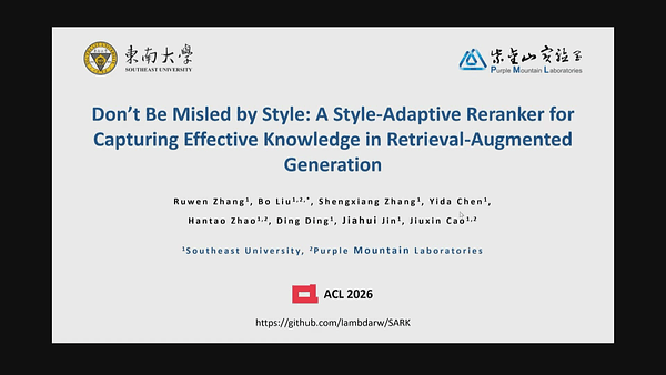 Don't Be Misled by Style: A Style-Adaptive Reranker for Capturing Effective Knowledge in Retrieval-Augmented Generation