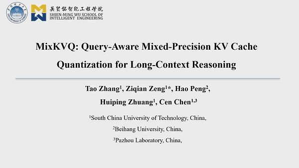 MixKVQ: Query-Aware Mixed-Precision KV Cache Quantization for Long-Context Reasoning